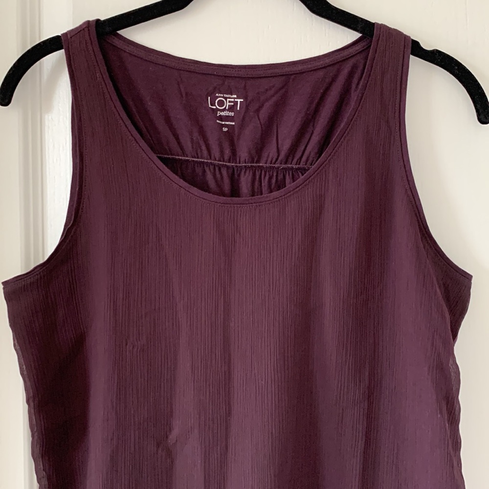Loft Double Layer Sleeveless Top - image 2
